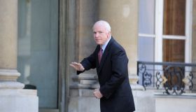 John McCain à l'Elysée