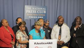 Civil rights leaders join the families of Michael Brown and Eric Garner at a press conference