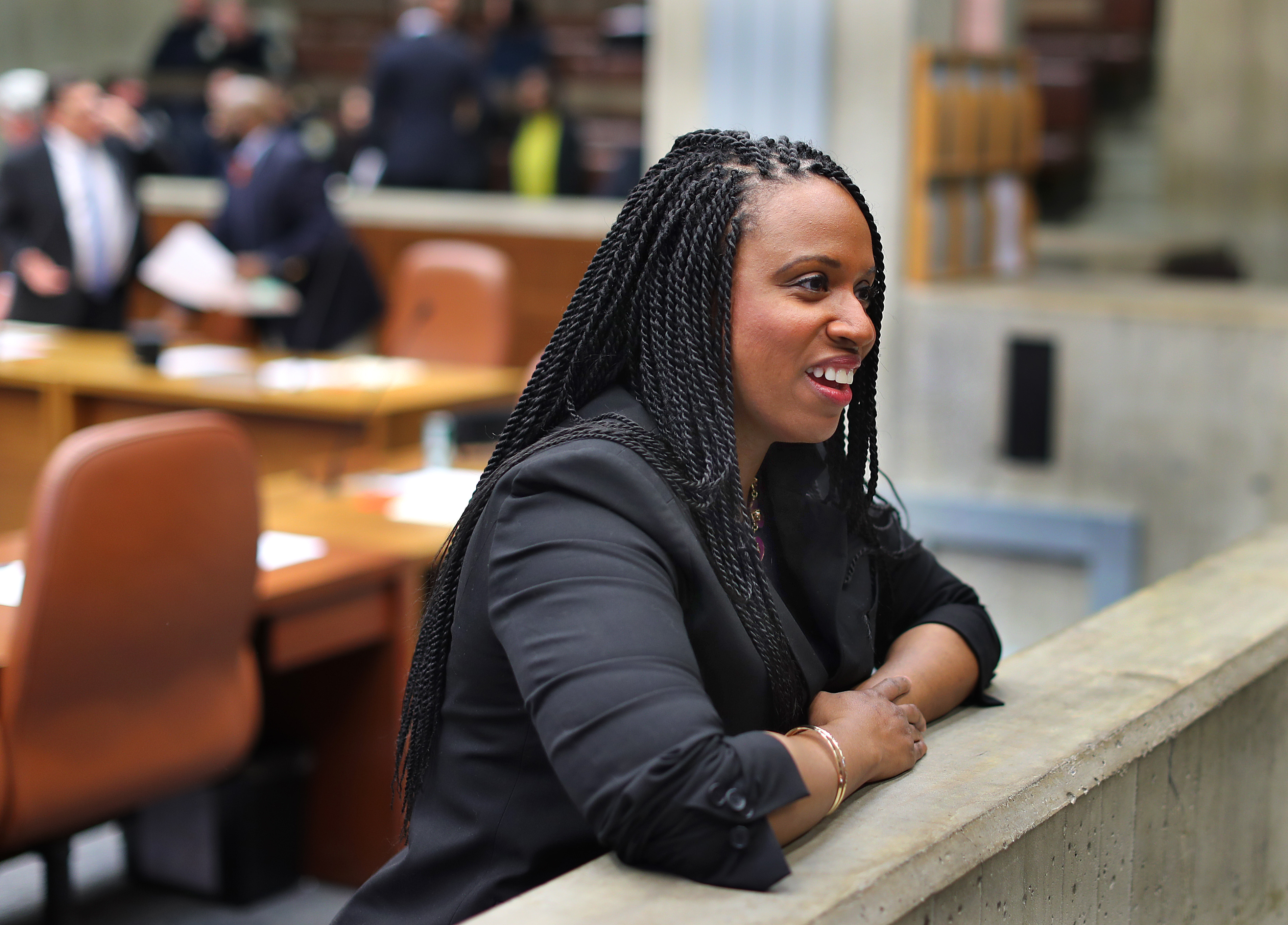 Boston City Councilor Ayanna Pressley...