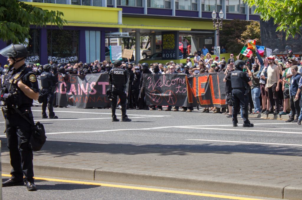 Far-Right Groups Hold Rally In Portland, Oregon