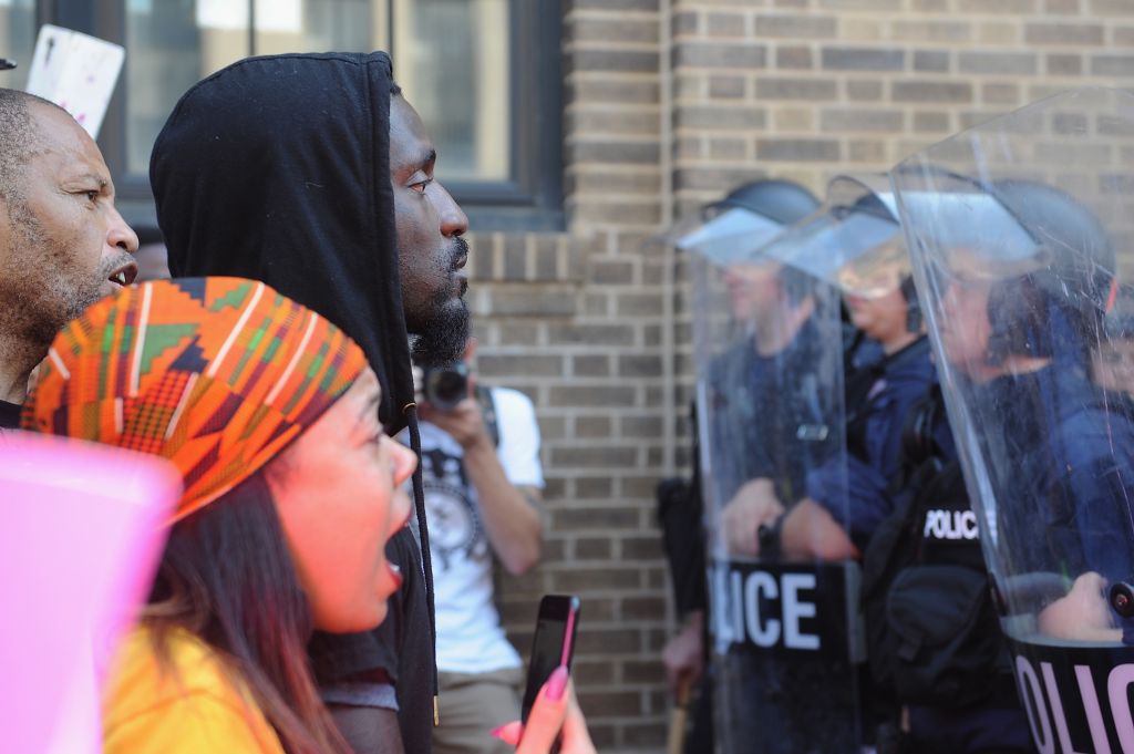 Protests Erupt Over Not Guilty Verdict In Police Officer's Jason Stockley Trial Over Shooting Death Of Anthony Lamar Smith