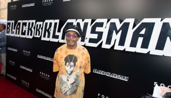 Spike Lee attends the Premiere Of 'BlacKkKlansman'