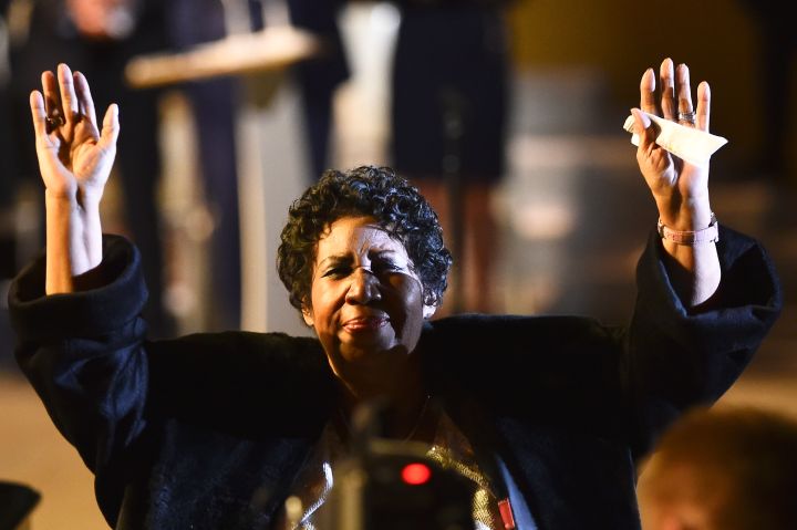 Aretha Franklin performs during World Meeting of Families 2015
