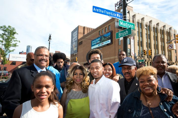 Aretha Franklin Street Naming