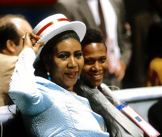 Aretha Franklin at the Democratic Convention