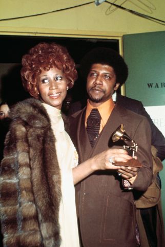Aretha Franklin Standing with Her Brother