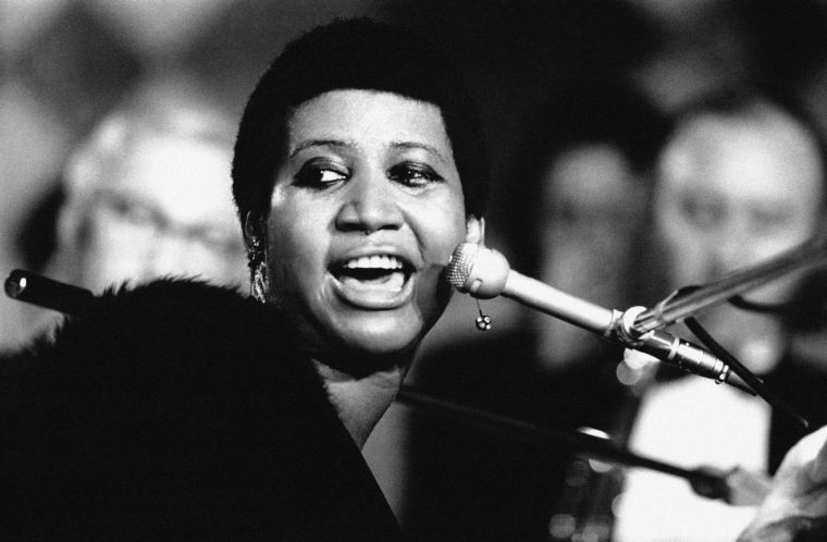 Aretha Franklin sur scène