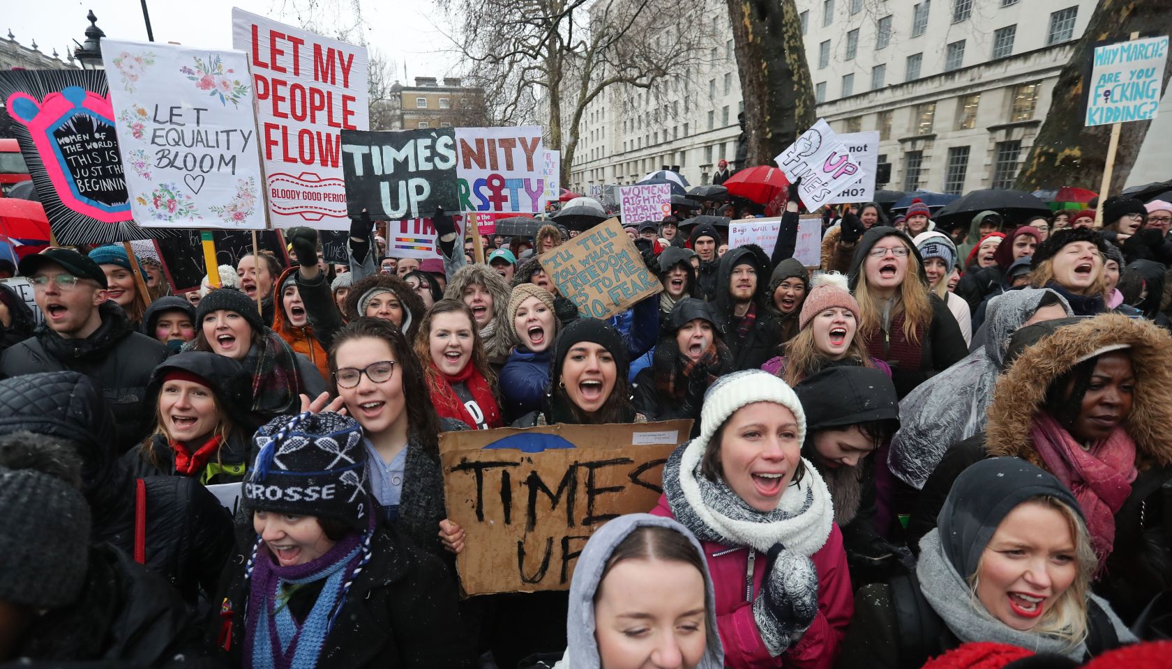 BRITAIN-US-POLITICS-DEMONSTRATION-PROTEST-WOMEN'S MARCH-RIGHTS