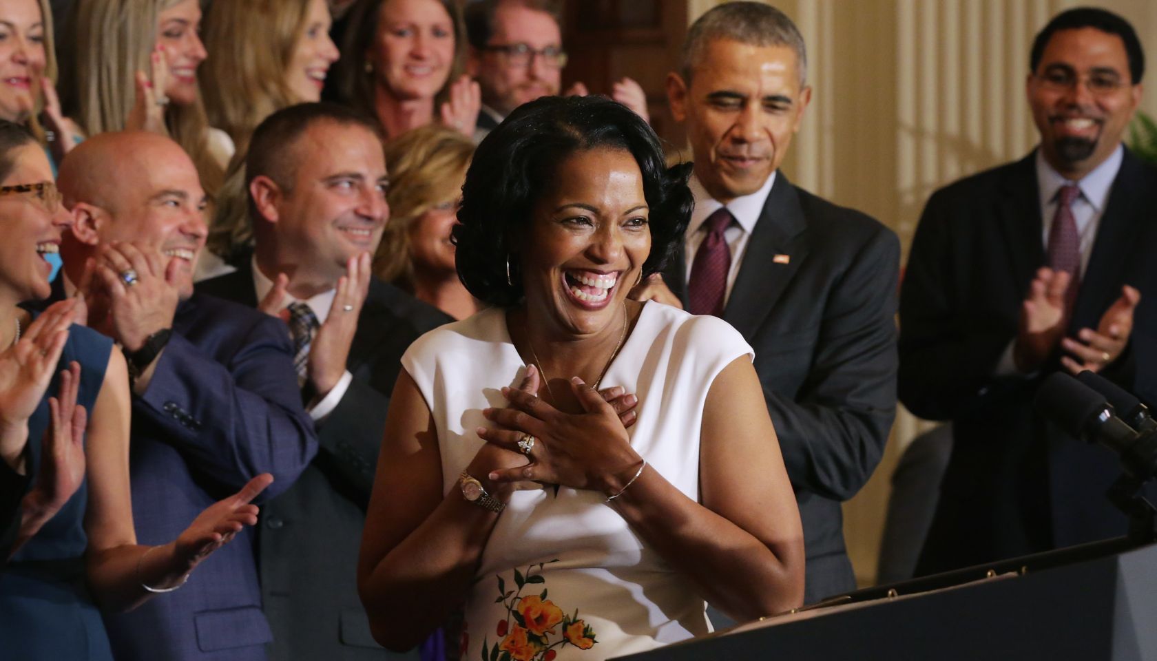 President Obama Honors The 2016 National Teacher Of The Year Finalists At The White House