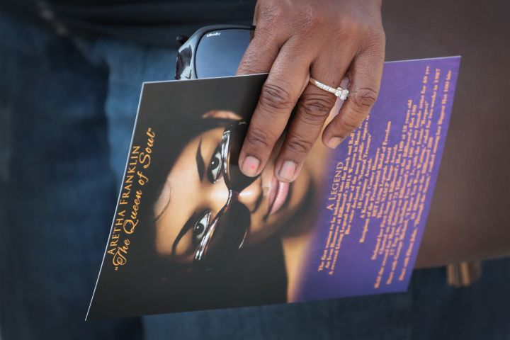 Fans Of Soul Legend Aretha Franklin Pay Their Respects As Her Body Lies In Repose In Detroit
