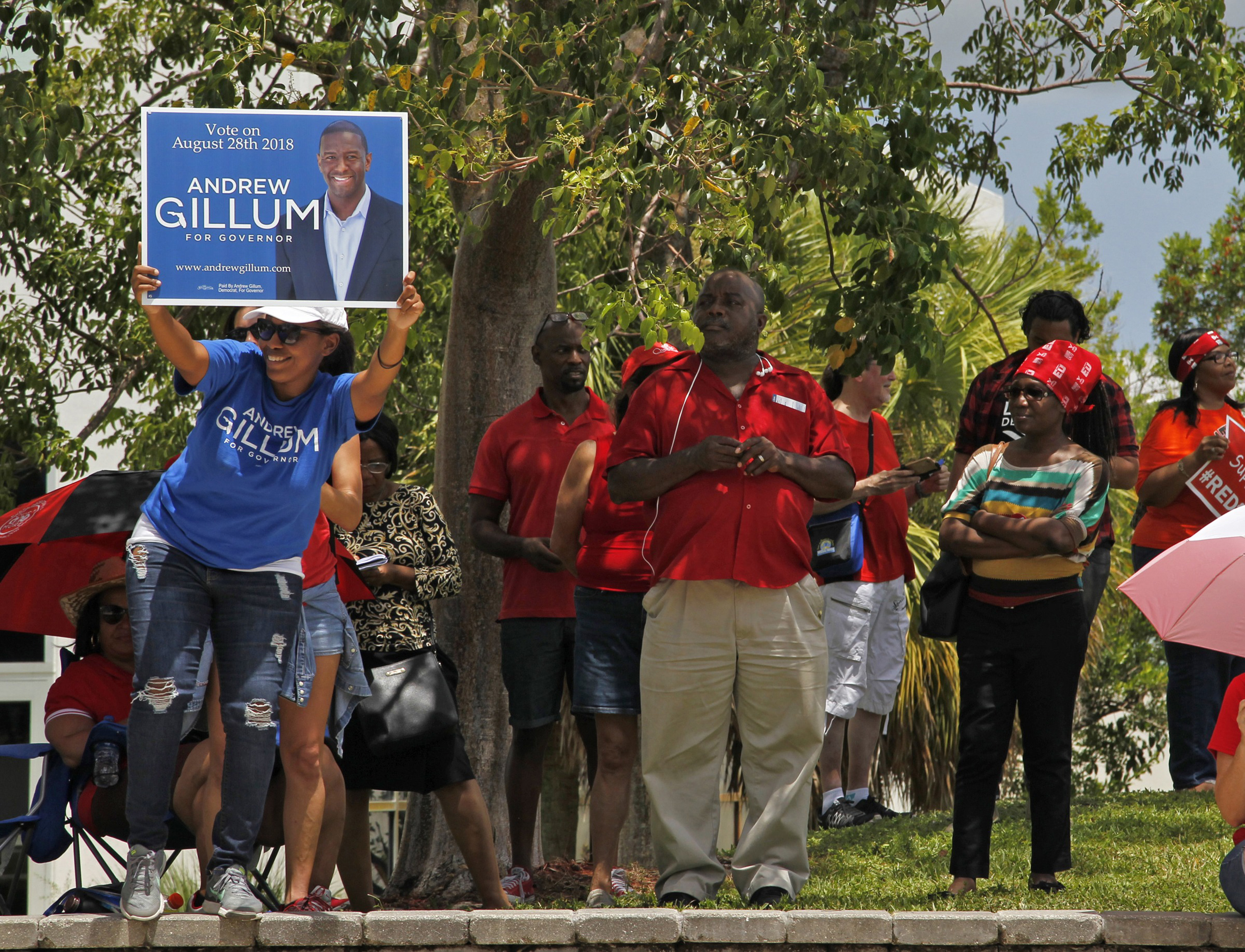 Florida Democratic candidate rally
