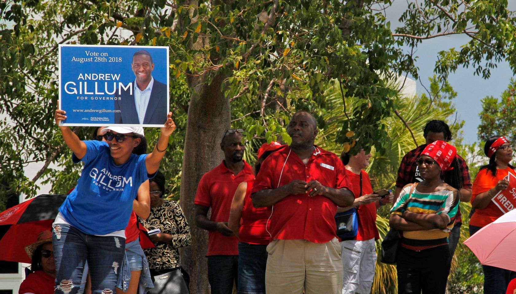 Florida Democratic candidate rally