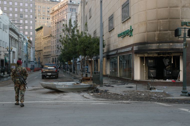 Aftermath of Hurricane Katrina 2005