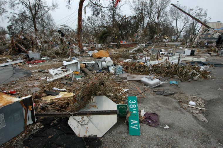 Areas Destroyed By Katrina