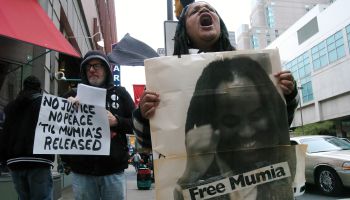 Demonstrators Rally for Justice in the Mumia Abu-Jamal Case,