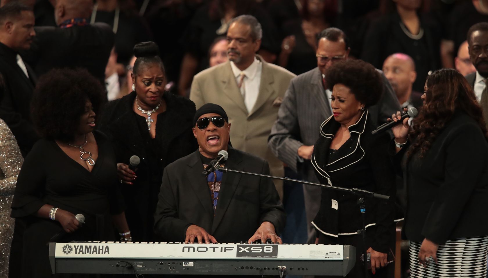 Soul Music Icon Aretha Franklin Honored During Her Funeral By Musicians And Dignitaries
