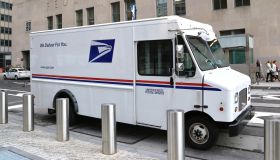 Editorial - Close-up of A US Postal Service Delivery truck