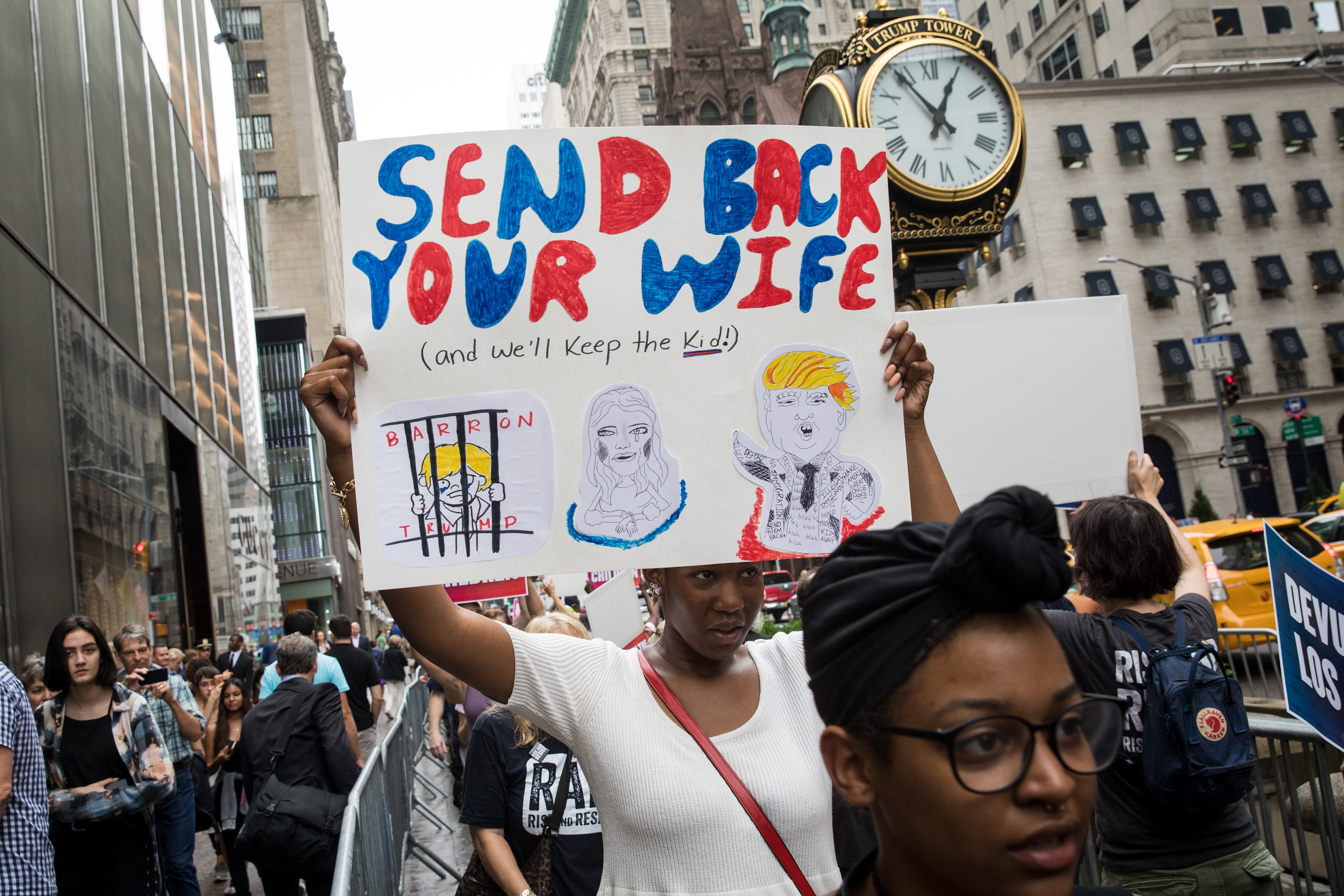 Activists Demonstrate Against U.S. President Donald Trump's Immigration Policies