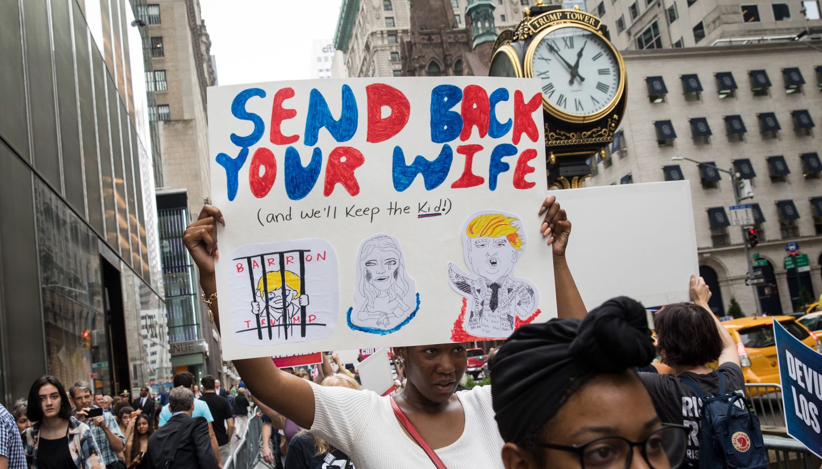 Activists Demonstrate Against U.S. President Donald Trump's Immigration Policies