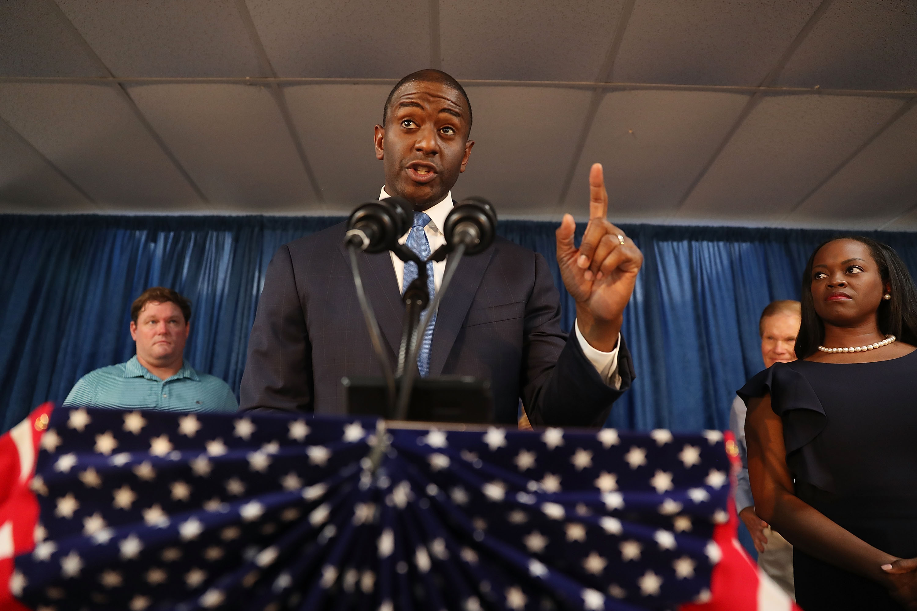 Florida Democratic Gubernatorial Candidate Andrew Gillum Joins State Dems At Orlando Rally
