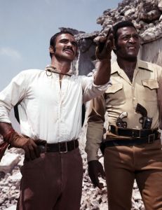 Burt Reynolds And Jim Brown In '100 Rifles'