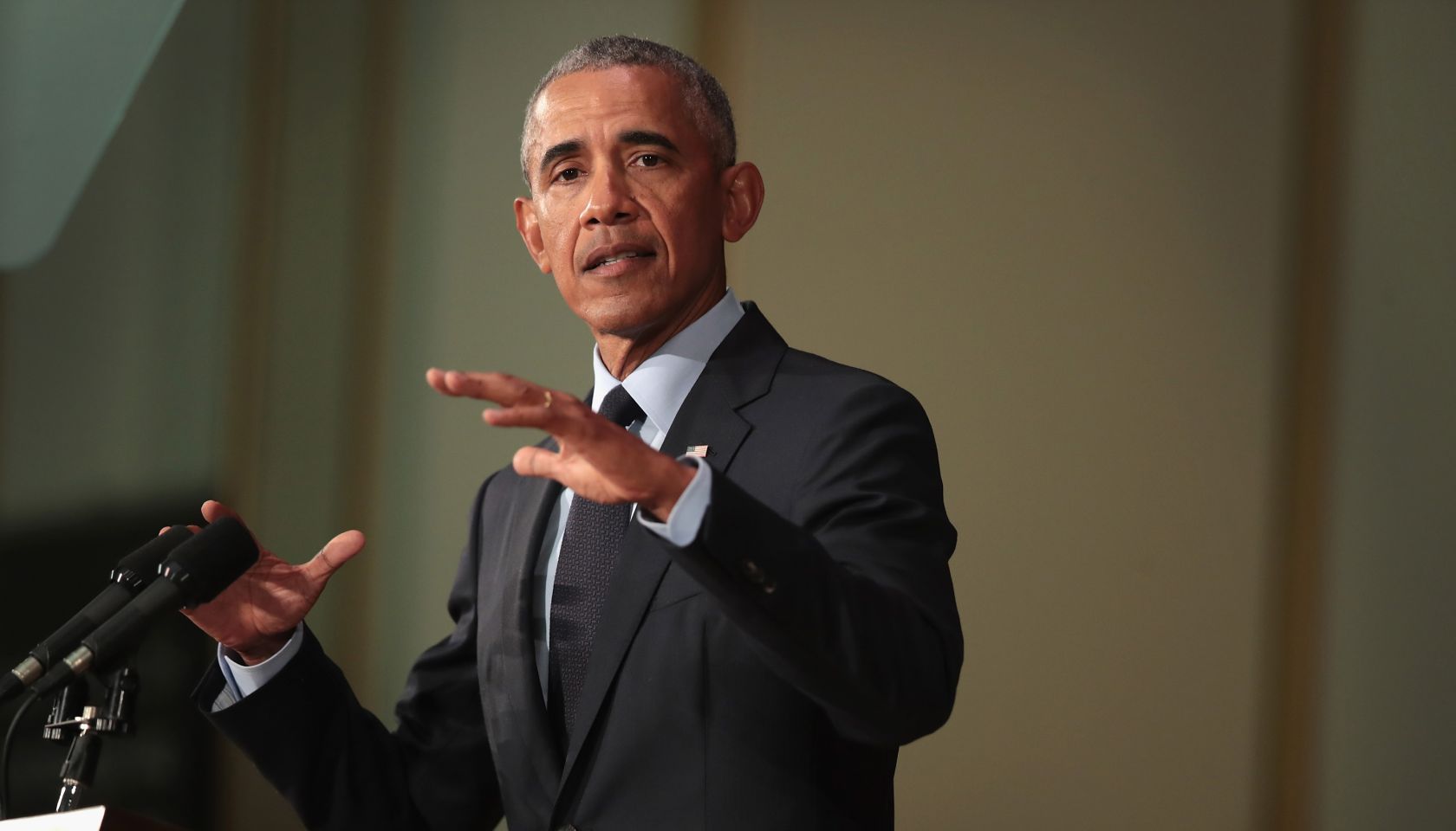 Former President Obama Accepts The Paul H. Douglas Award For Ethics In Government At The University Of Illinois