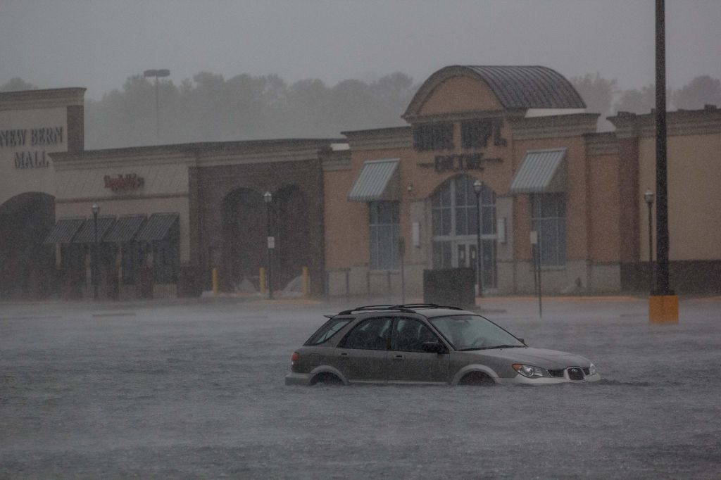 Hurricane Florence Flooding and Destruction In North Carolina