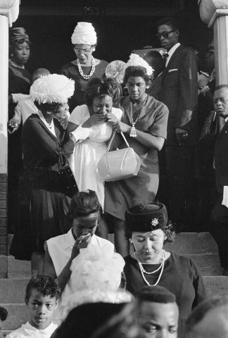 church bombing birmingham 16th street clothes baptist history american then victims fashion attire vintage newsone dinner services after 1960s getty