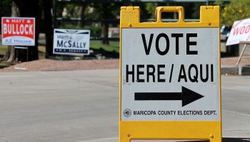 Arizona Voters Casts Their Vote In State's Primary