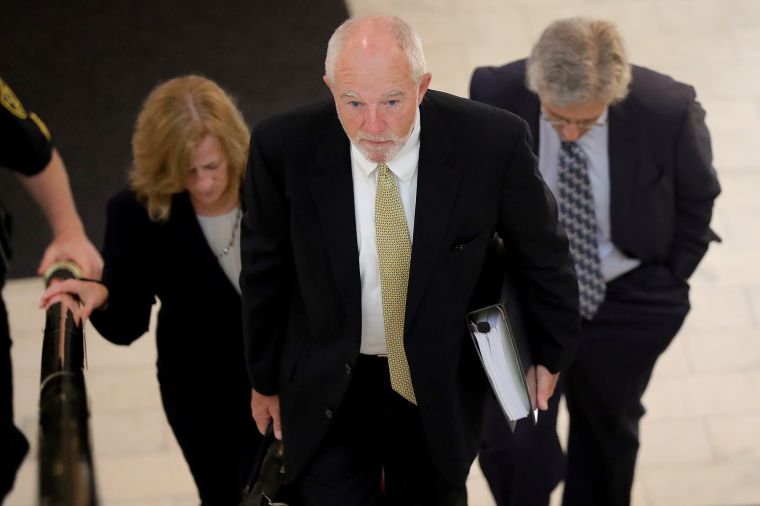 Defense lawyer arrives