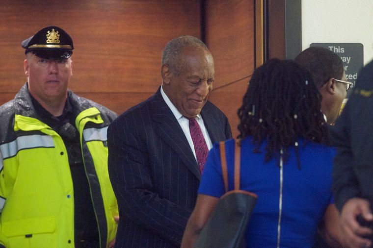 Cosby arrives for Day 2