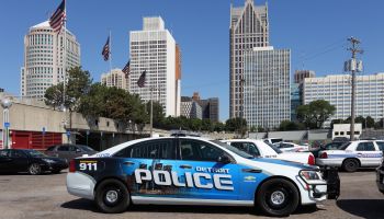 Detroit Police in Downtown