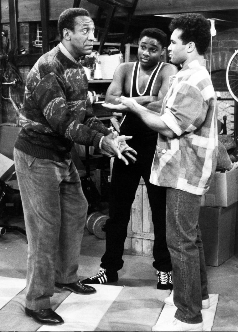 Bill Cosby, Malcolm Jamal-Warner & Geoffrey Owens In 1987