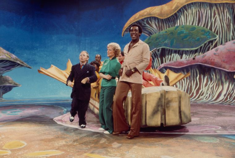 Bill Cosby With Arte Johnson And Betty White On ABC’s ‘Cos’ In 1976