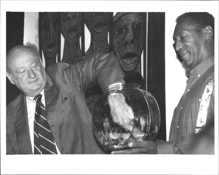 Bill Cosby Receiving The Key To NYC From Mayor Koch In 1987