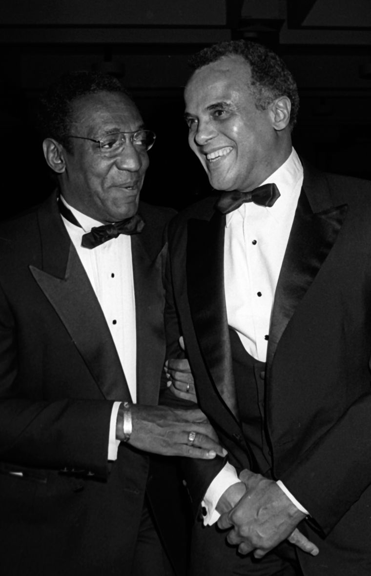 Bill Cosby and Harry Belafonte At 70th Annual Spingarn Awards In 1985
