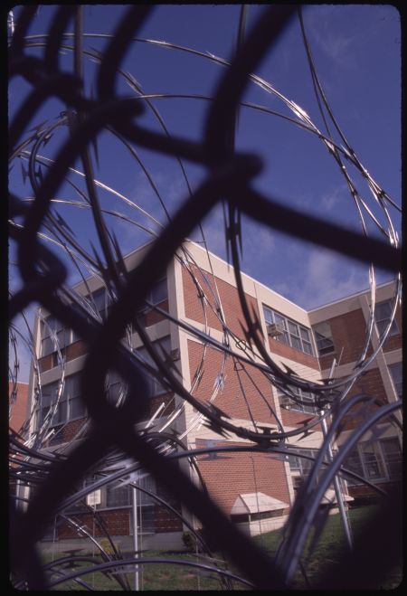 Barbed Wire Fencing Outside SCI Laurel Highlands Prison