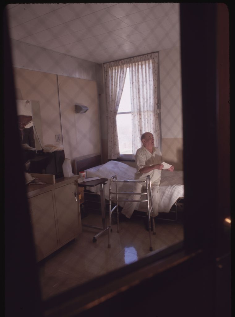 Older Prisoner in Hospital Room at SCI Laurel Highlands Prison