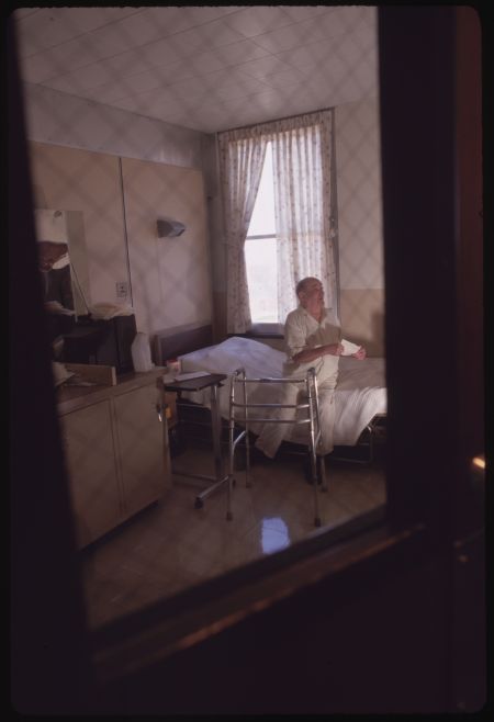 Older Prisoner in Hospital Room at SCI Laurel Highlands Prison