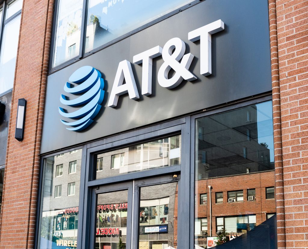 AT&T store in New York City...