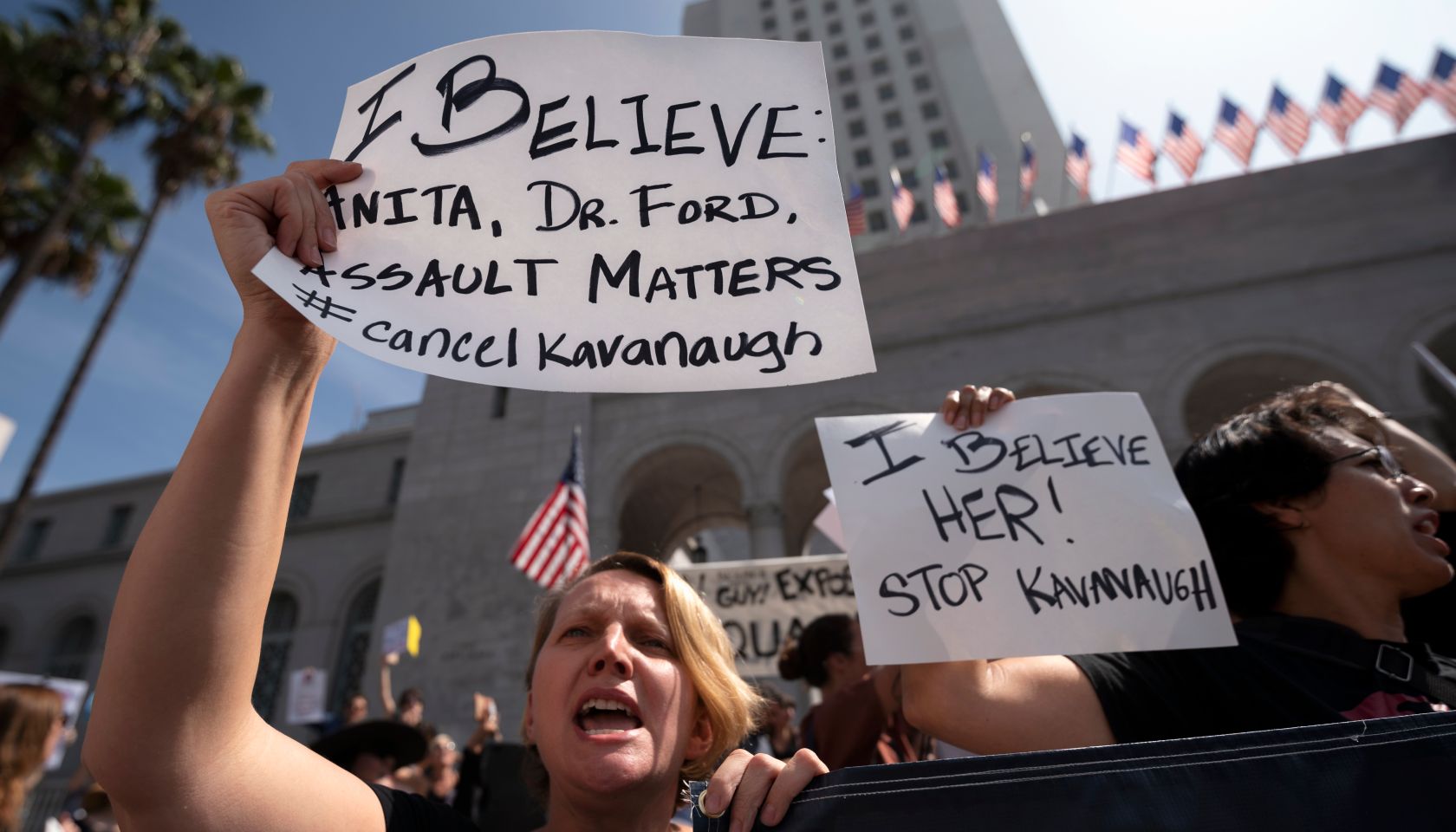 Supreme Court Nominee Brett Kavanaugh Protest in Los Angeles