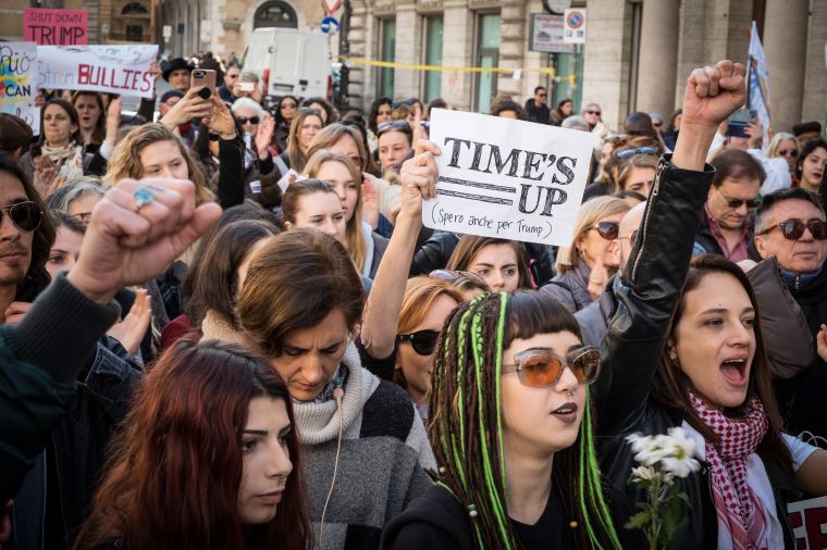 Women’s March Rome 2018 Against Harvey Weinstein
