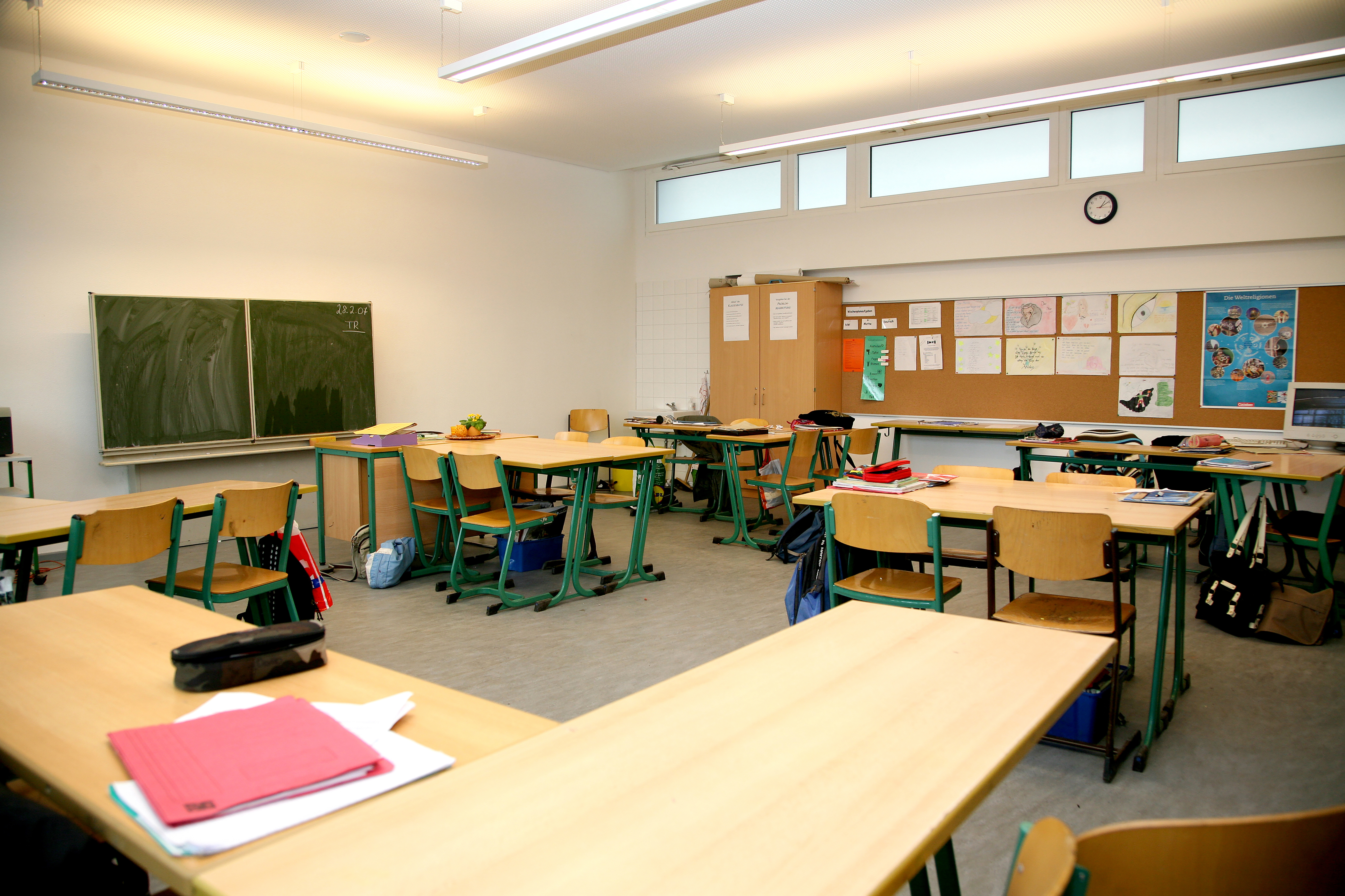 Germany, Hanover, Classroom