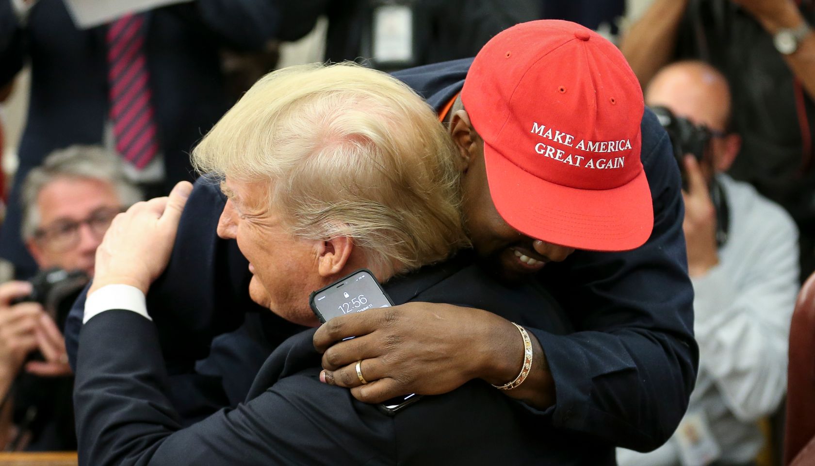 President Trump Hosts Kanye West And Former Football Player Jim Brown At The White House