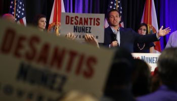 GOP Gubernatorial Candidate Ron DeSantis Campaigns In West Palm Beach