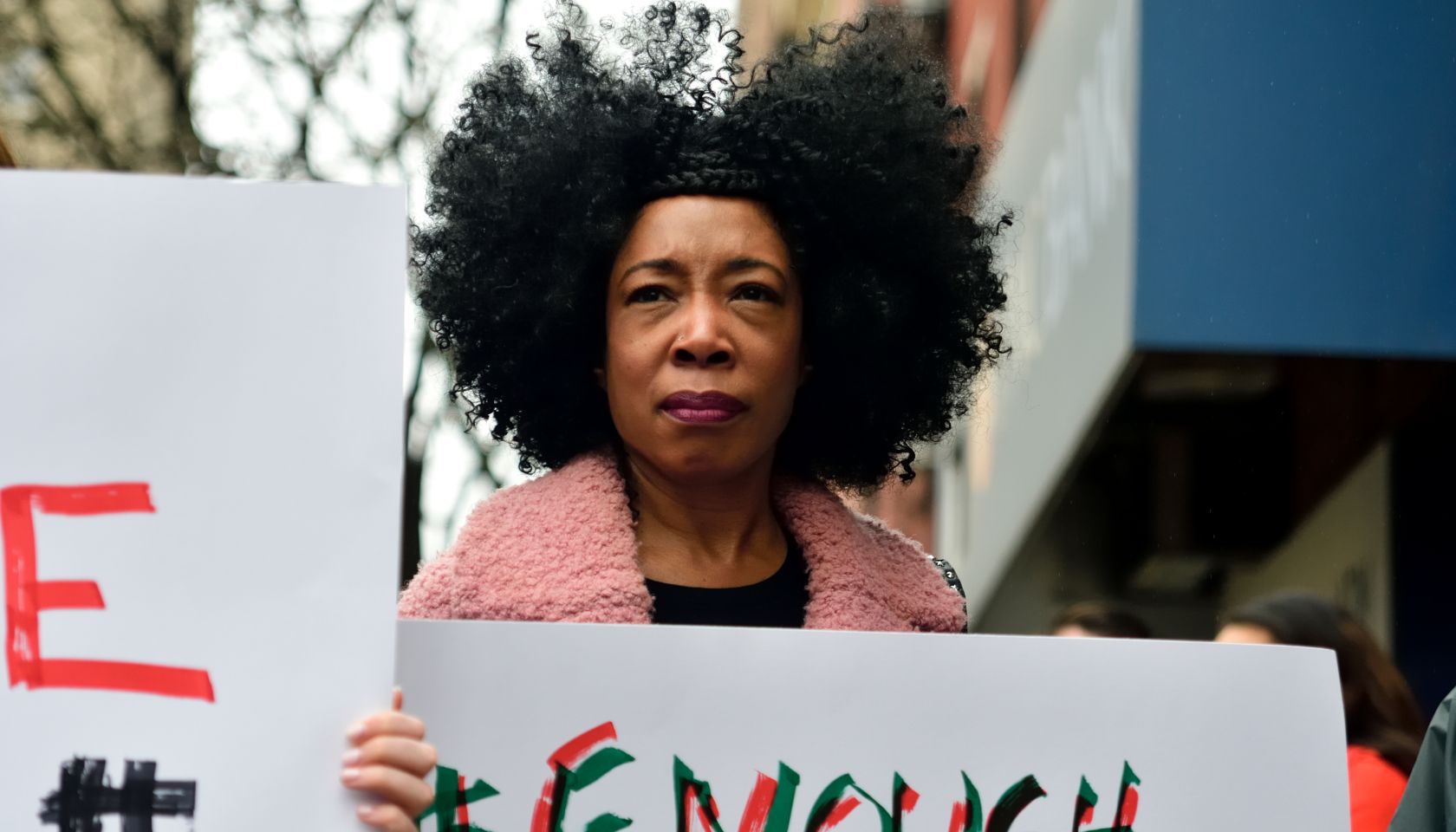 Anti-Racism Protest at Starbucks in Philadelphia, PA