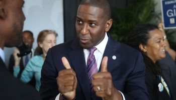 Democratic Gubernatorial Candidate Andrew Gillum Joins LGBTQ Groups At Rally