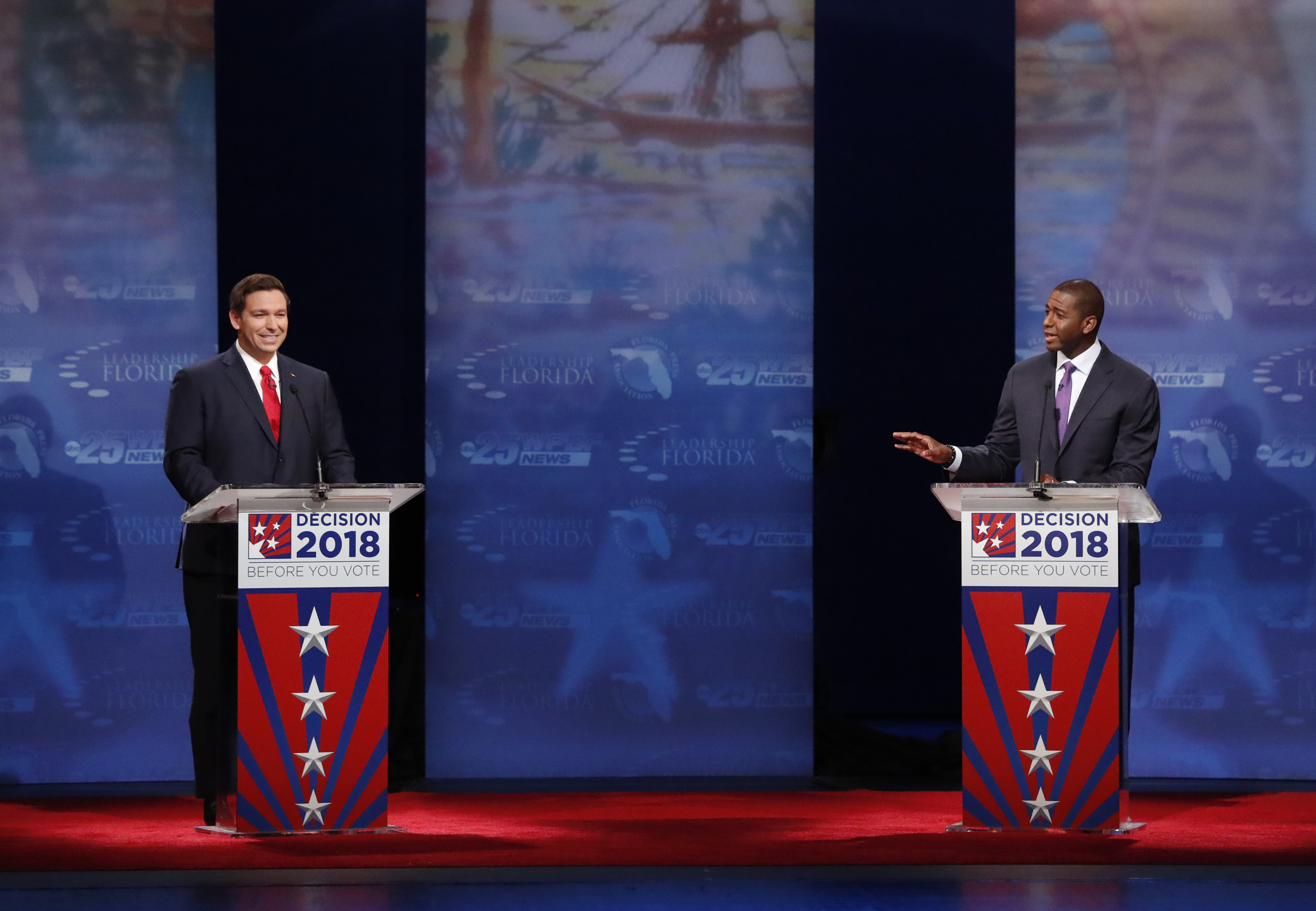 Florida Gubenatorial Candidates Trade Attacks in Second Debate