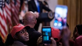 President Trump Addresses 2018 Young Black Leadership Summit At White House