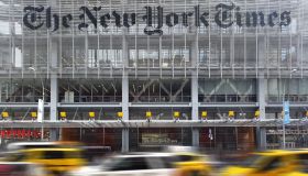 The New York Times headquarters along 8th Avenue in Midtown Manhattan, New York City